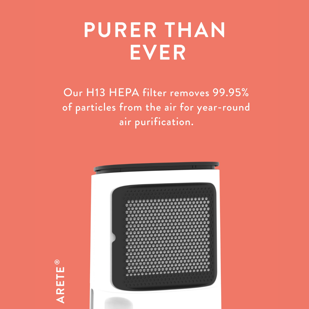 MeacoDry Arete® One 20L Dehumidifier & Air Purifier White - ARETEONE20L