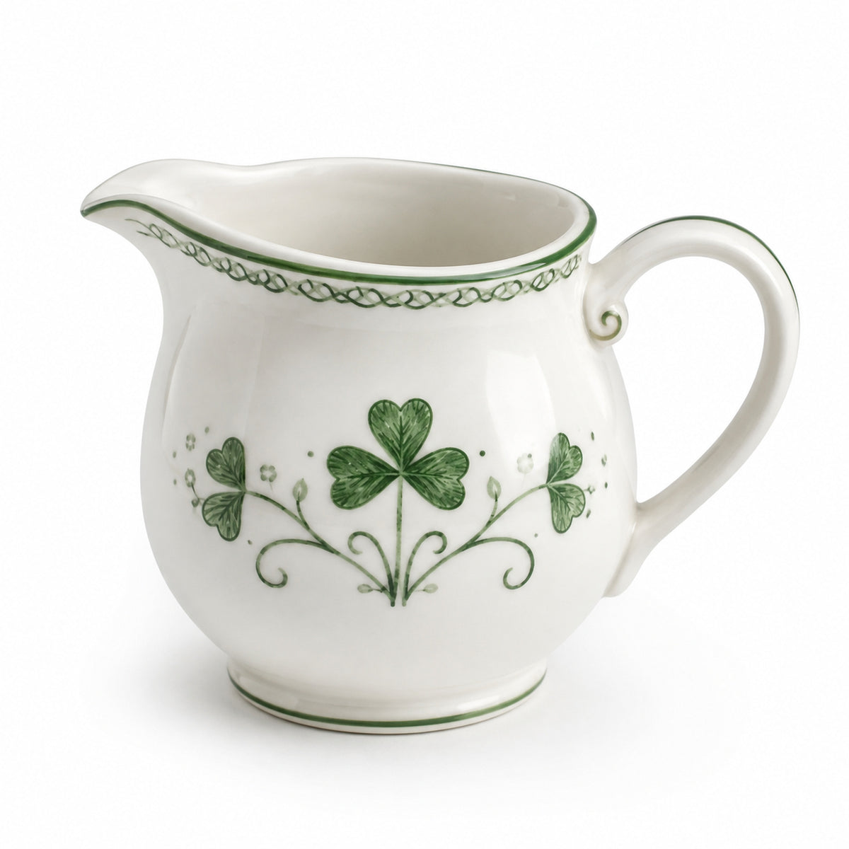 Irish-Inspired Ceramic Milk Jug