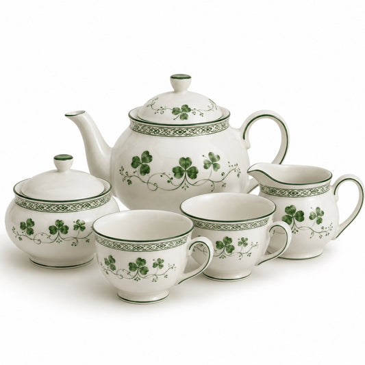 Irish-Inspired Ceramic Tea Gift Set